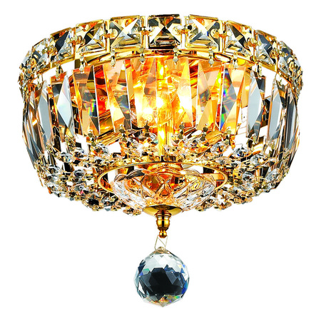 ELEGANT LIGHTING Royal Cut Clear Crystal Tranquil 2-Light V2528F8G/RC